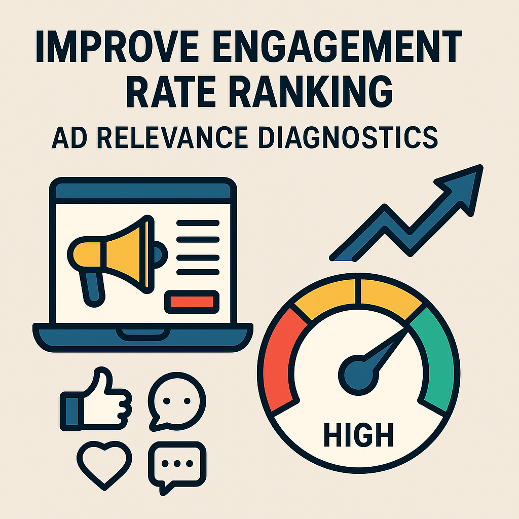 تعرف على كيفية تحسين تصنيف معدل التفاعل في إعلانات Meta ورفع نتائج حملات Facebook Ads وInstagram Ads بخطوات عملية لخفض التكلفة وزيادة التفاعل.